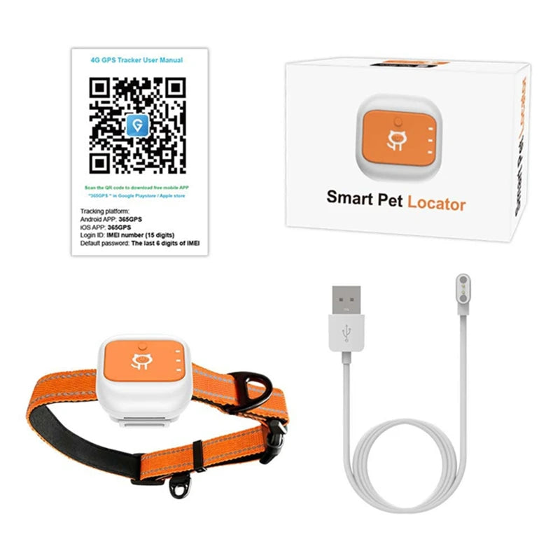 Mini 4G LTE Pet Tracker – SOS Alert & Geo-Fence