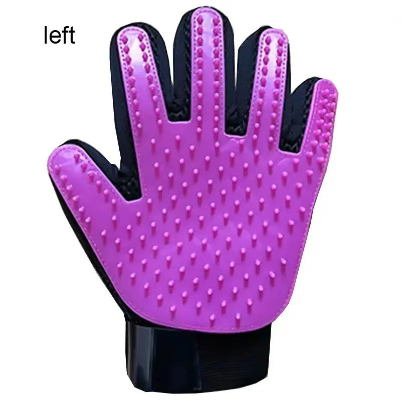 Pet Grooming Glove – Gentle Deshedding & Ergonomic Fit