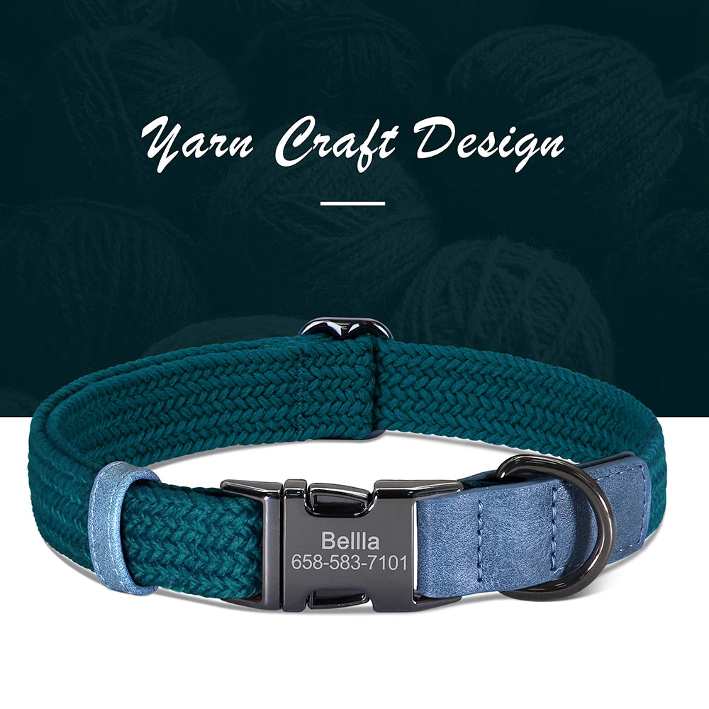 Custom Dog Collar – Free Engraved & Adjustable